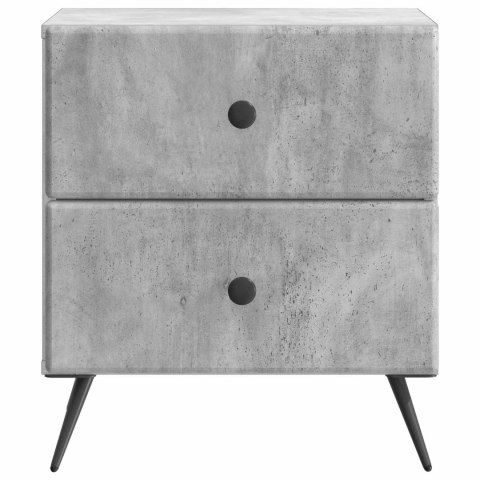 VidaXL Szafka Nocna 2 szt. Betonowy szary 43 x 34,5 x 47,5 cm