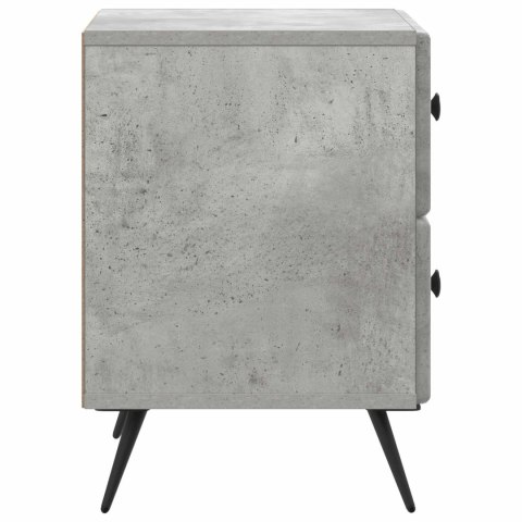 VidaXL Szafka Nocna 2 szt. Betonowy szary 43 x 34,5 x 47,5 cm