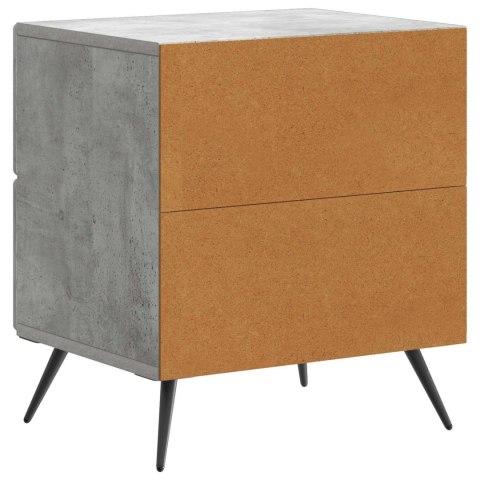 VidaXL Szafka Nocna 2 szt. Betonowy szary 43 x 34,5 x 47,5 cm