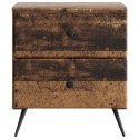 VidaXL Szafka Nocna 2 szt. Stare drewno 43 x 34,5 x 47,5 cm