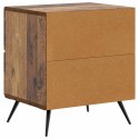 VidaXL Szafka Nocna 2 szt. Stare drewno 43 x 34,5 x 47,5 cm