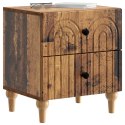 VidaXL Szafka Nocna 2 szt. Stare drewno 43 x 34,5 x 48 cm