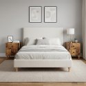 VidaXL Szafka Nocna 2 szt. Stare drewno 43 x 34,5 x 48 cm