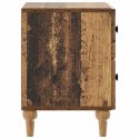 VidaXL Szafka Nocna 2 szt. Stare drewno 43 x 34,5 x 48 cm