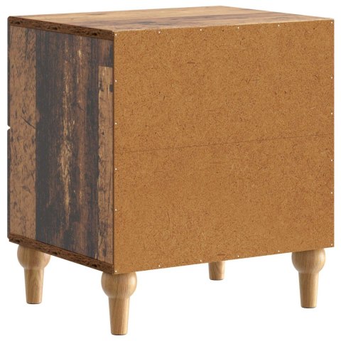 VidaXL Szafka Nocna 2 szt. Stare drewno 43 x 34,5 x 48 cm