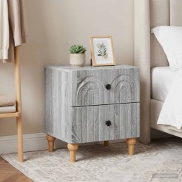 VidaXL Szafka Nocna 2 szt. Szary Sonoma 43 x 34,5 x 48 cm