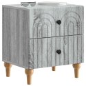 VidaXL Szafka Nocna 2 szt. Szary Sonoma 43 x 34,5 x 48 cm