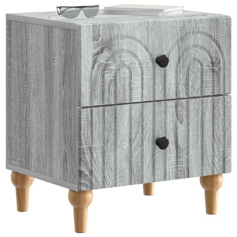 VidaXL Szafka Nocna 2 szt. Szary Sonoma 43 x 34,5 x 48 cm