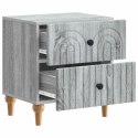 VidaXL Szafka Nocna 2 szt. Szary Sonoma 43 x 34,5 x 48 cm