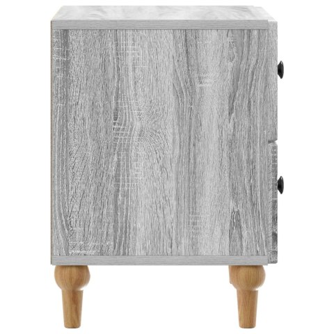 VidaXL Szafka Nocna 2 szt. Szary Sonoma 43 x 34,5 x 48 cm
