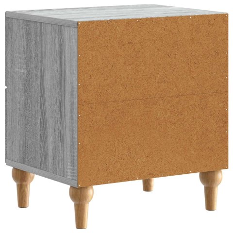 VidaXL Szafka Nocna 2 szt. Szary Sonoma 43 x 34,5 x 48 cm