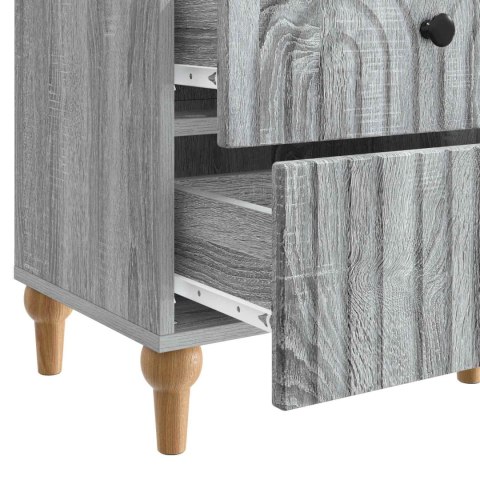 VidaXL Szafka Nocna 2 szt. Szary Sonoma 43 x 34,5 x 48 cm
