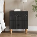 VidaXL Szafka Nocna Czarny 43 x 34,5 x 48 cm Drewno inżynieryjne
