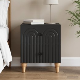 VidaXL Szafka Nocna Czarny 43 x 34,5 x 48 cm Drewno inżynieryjne
