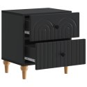 VidaXL Szafka Nocna Czarny 43 x 34,5 x 48 cm Drewno inżynieryjne