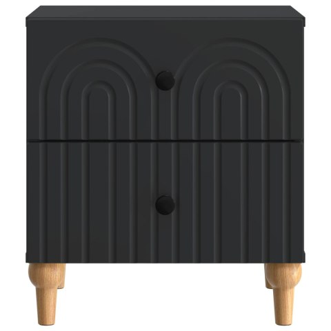 VidaXL Szafka Nocna Czarny 43 x 34,5 x 48 cm Drewno inżynieryjne