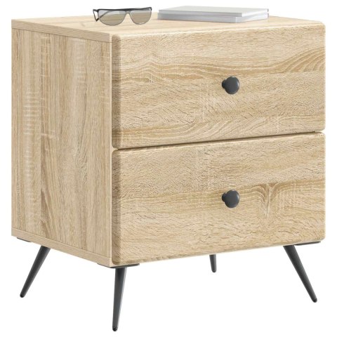 VidaXL Szafka Nocna dąb Sonoma 43 x 34,5 x 47,5 cm Drewno inżynieryjne