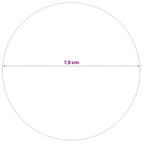 SZCZOTKOWANA PIŁKA 6 SZT. Ø 7,5 CM SREBRNY STAL NIERDZEWNA 201