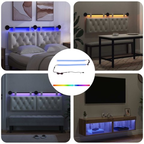 VidaXL Taśma LED 110 cm Wielokolorowe PVC