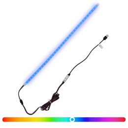 VidaXL Taśma LED 55 cm Wielokolorowe PVC