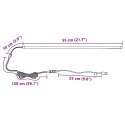 VidaXL Taśma LED 55 cm Wielokolorowe PVC