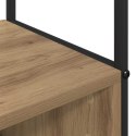 VidaXL Wieszak na płaszcze z ławką na buty Dąb artisan