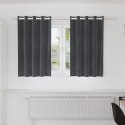VidaXL Zasłony zaciemniające 2 szt. Jasnoszary 140 x 140 cm Aksamit