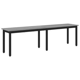 VidaXL ławka Szary Sonoma 160 x 35 x 45 cm Drewno inżynieryjne