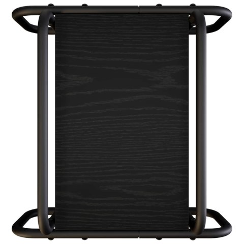 VidaXL Stolik kawowy Czarny dąb 40 x 40 x 51 cm Drewno inżynieryjne