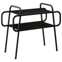 VidaXL Stolik kawowy Czarny dąb 60 x 30 x 51 cm Drewno inżynieryjne