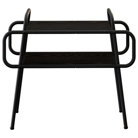VidaXL Stolik kawowy Czarny dąb 60 x 30 x 51 cm Drewno inżynieryjne