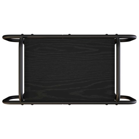VidaXL Stolik kawowy Czarny dąb 60 x 30 x 51 cm Drewno inżynieryjne