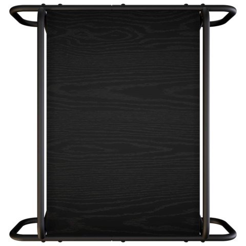 VidaXL Stolik kawowy Czarny dąb 60 x 60 x 51 cm Drewno inżynieryjne