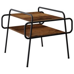 VidaXL Stolik kawowy Stare drewno 60 x 60 x 51 cm Drewno inżynieryjne