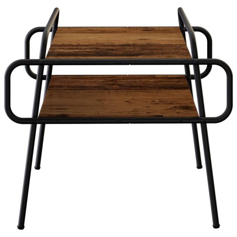 VidaXL Stolik kawowy Stare drewno 60 x 60 x 51 cm Drewno inżynieryjne
