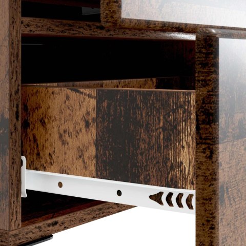 VidaXL Szafka Nocna 2 szt. Stare drewno 43 x 34,5 x 47,5 cm