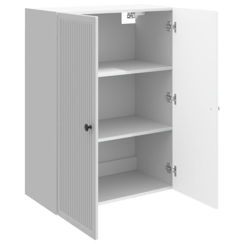 VidaXL Szafka ścienna Biały wysoki połysk 66 x 34,5 x 90 cm