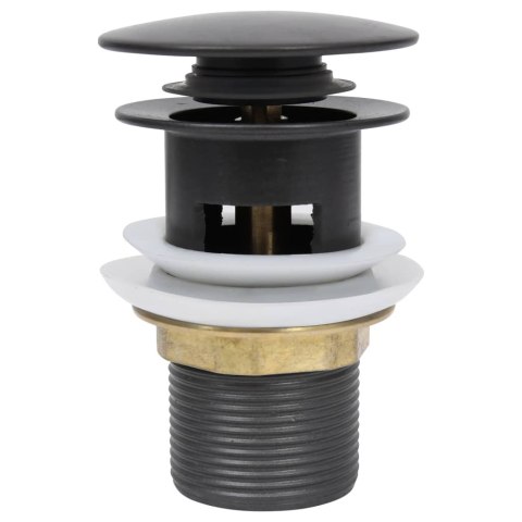 VidaXL Korek klik-klak z funkcją przelewu, szary, 6,4x6,4x9,1 cm