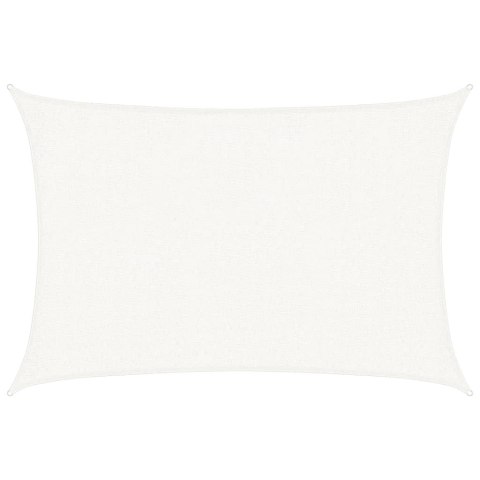 VidaXL Żagiel przeciwsłoneczny, 160 g/m², biały, 2x3 m, HDPE