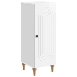 VidaXL Bufet Biały wysoki połysk 33 x 34,5 x 90 cm Drewno inżynieryjne
