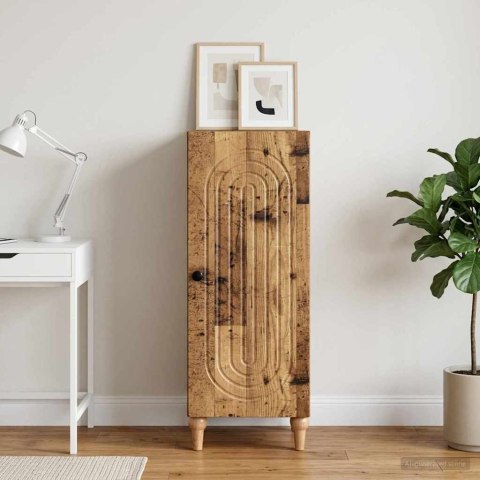 VidaXL Bufet Stare drewno 33 x 34,5 x 90 cm Drewno inżynieryjne
