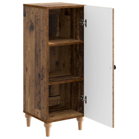 VidaXL Bufet Stare drewno 33 x 34,5 x 90 cm Drewno inżynieryjne