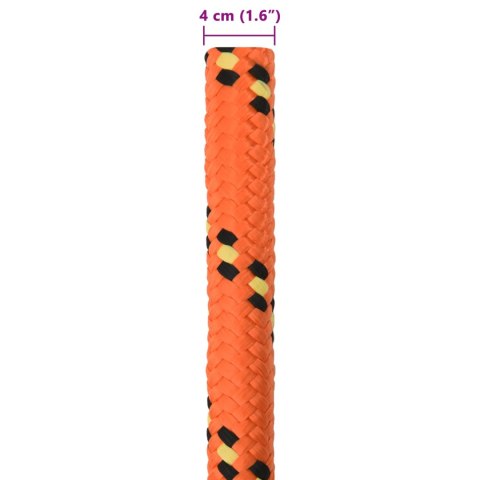 VidaXL Lina do łodzi 4 mm 25 m pomarańczowy