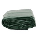 VidaXL Plandeka, zielona, 5x5 m, 650 g/m²
