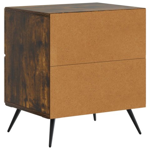 VidaXL Szafka Nocna 2 szt. Dąb wędzony 43 x 34,5 x 47,5 cm