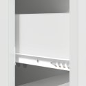 VidaXL Szafka z Szufladami Biały wysoki połysk 33 x 34,5 x 90 cm