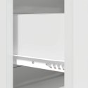 VidaXL Szafka z Szufladami Biały wysoki połysk 66 x 34,5 x 90 cm