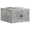 VidaXL Wisząca Szafka Nocna 2 szt. Betonowy szary 33 x 34,5 x 20 cm