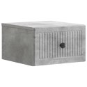 VidaXL Wisząca Szafka Nocna 2 szt. Betonowy szary 33 x 34,5 x 20 cm