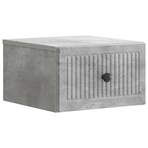 VidaXL Wisząca Szafka Nocna 2 szt. Betonowy szary 33 x 34,5 x 20 cm